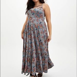 Torrid Tiered Maxi Dress 2X